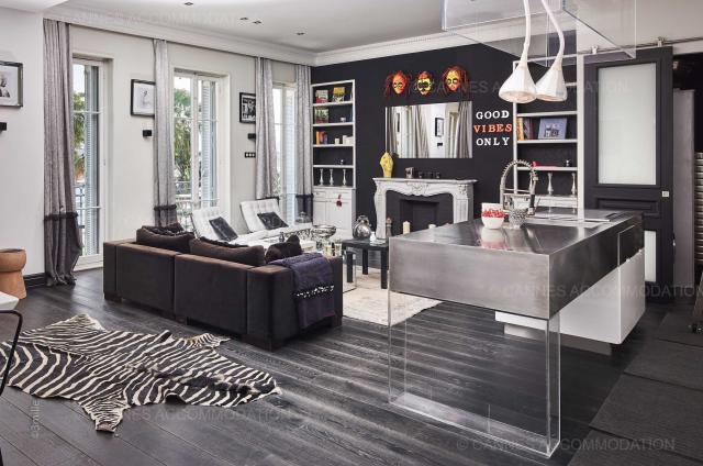 Location appartement Cannes Yachting Festival 2024 J -132 - Hall – living-room - Zebra